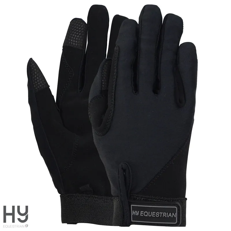 Hy Equestrian Absolute Fit Glove -Black-2